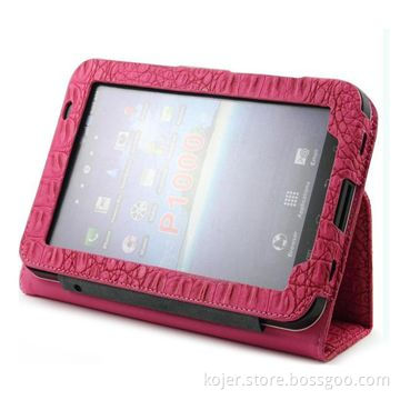 PU Leather Case for Samsung Galaxy Tab P1000, Comes in Various Colors